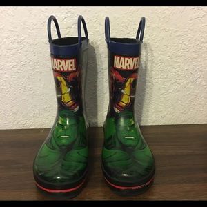 hulk rain boots
